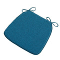Chair Pads Non-Slip Seat Cushions Soft Chair Pad with Ties Horseshoe Seat Cushion For Dining Room/Office/Hotel/Garden Chairs Oasis Select Blue