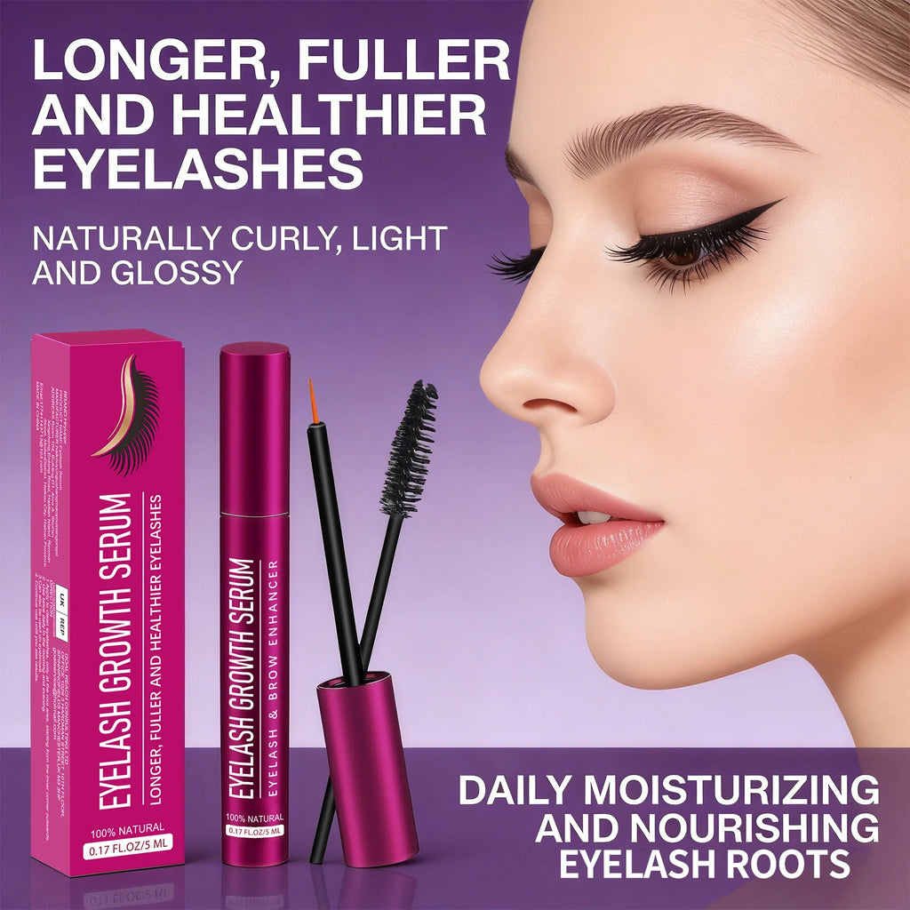 Eyelash Serum for Promote Eyelash Growth Enhancer Longer Fuller Thicker Natural Curling Lengthening Lash Makeup Eye Care Product Oasis Select