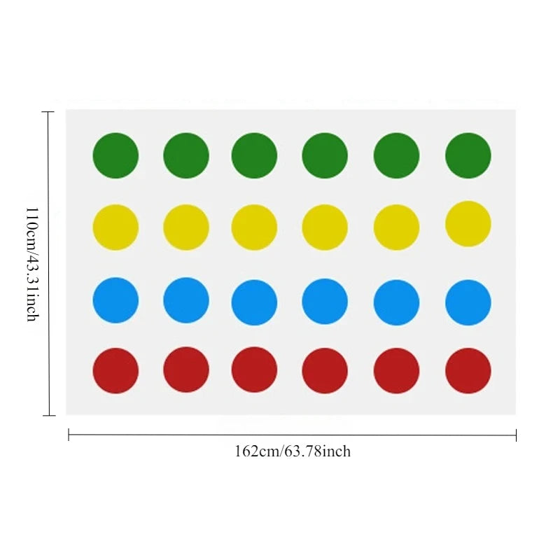 Twist Game Funny Kid Family Body Twist Move Mat Board Game Party Fun Board Games Party Game Family Game Oasis Select