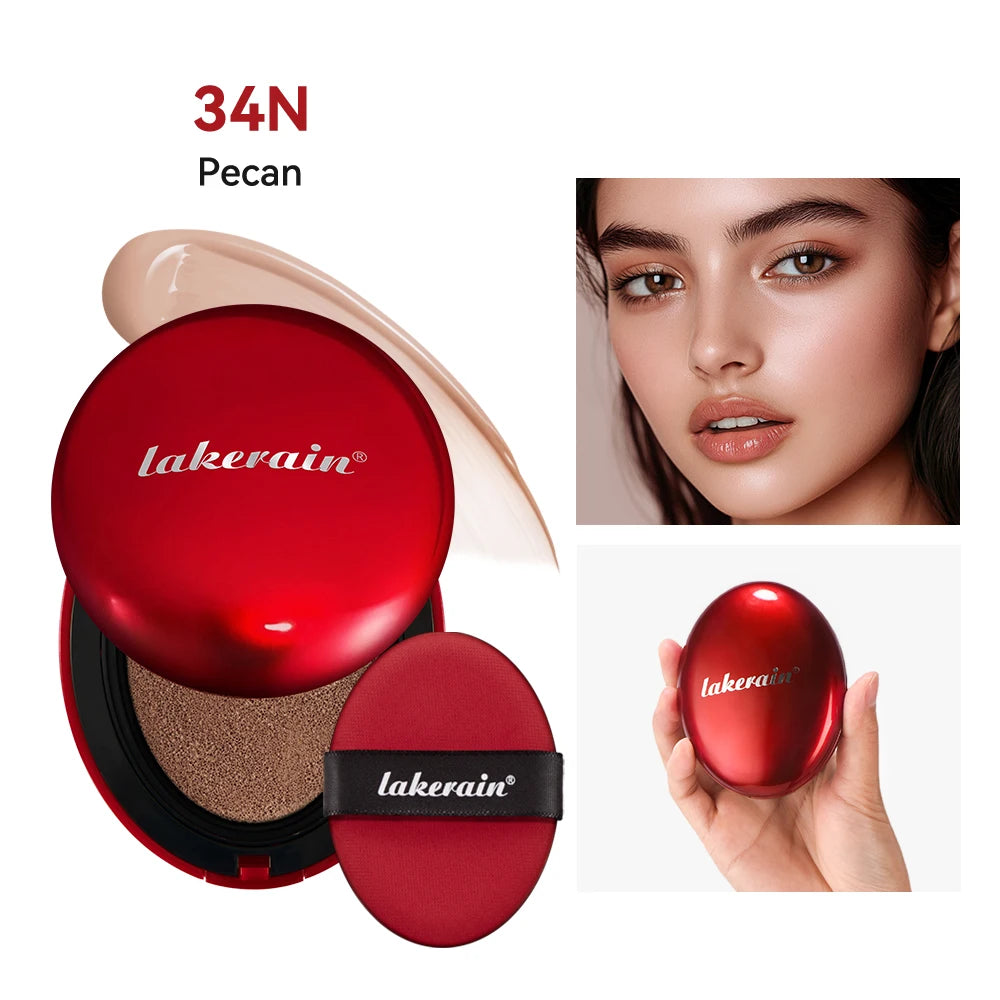 Long-lasting Coverage Foundation Sun Protection Cushion Foundation Semi-Matte Finish 72-Hour Wear Face Base Makeup Cosmetics Oasis Select 34N