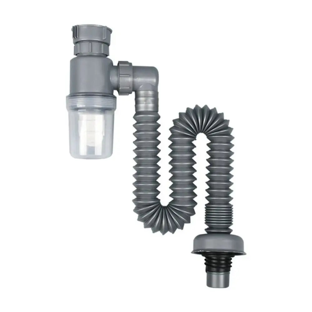 Bathroom Plumbing Kitchen Accessories Washbasin Pipeline Sink Deodorant Strainer Sink Hose Drain Sewer Pipe Oasis Select grey