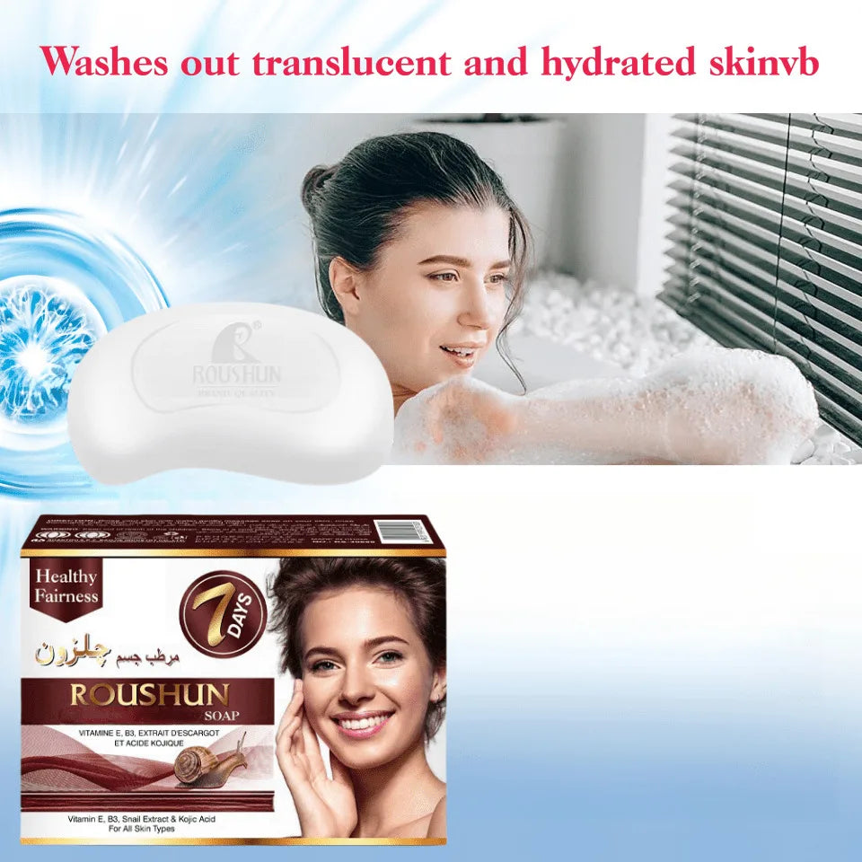 Roushun 7-Herb Brightening Handmade Bar Soap – All Skin Types