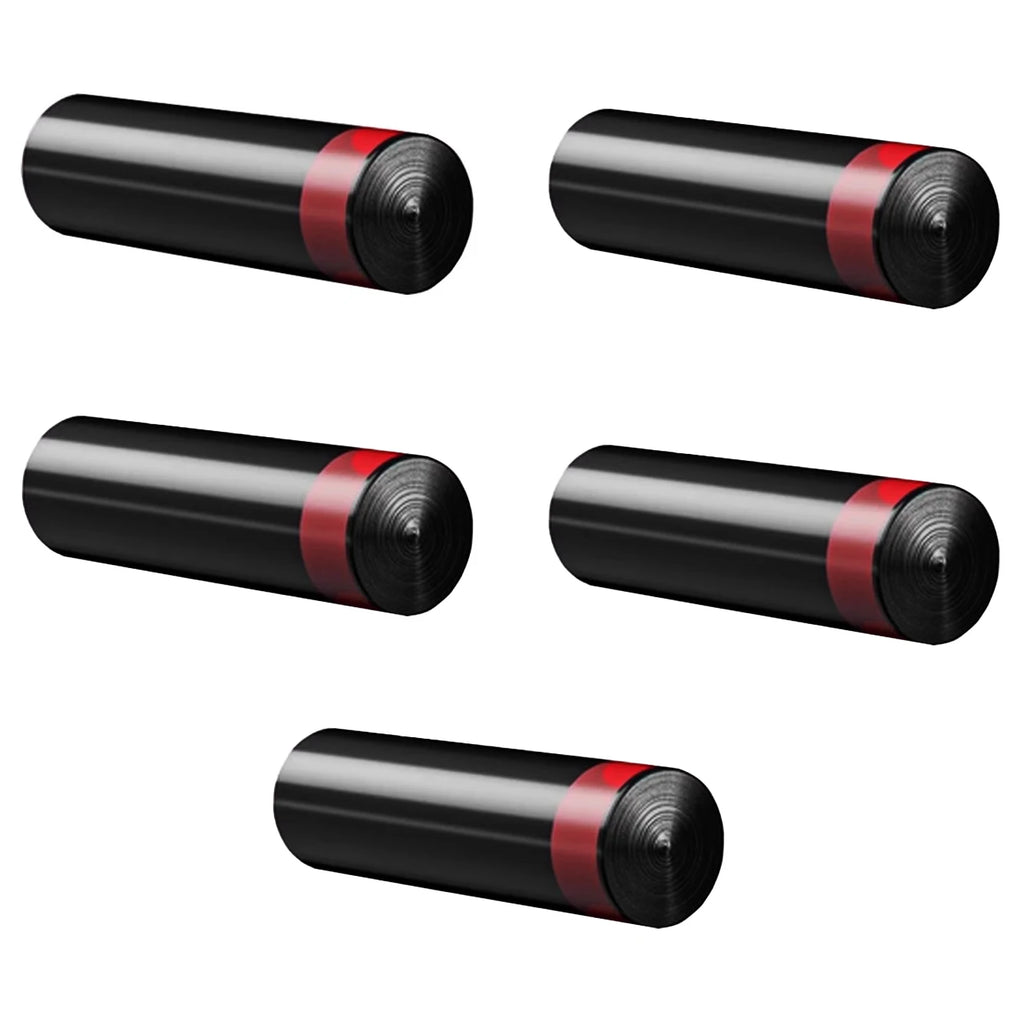 15pcs/roll Thick Trash Bags, Tear-Off Drawstring Trash Can Liners,For Home, Kitchen, Restaurant, Living Room, Garbage Sorting Oasis Select 5 roll black