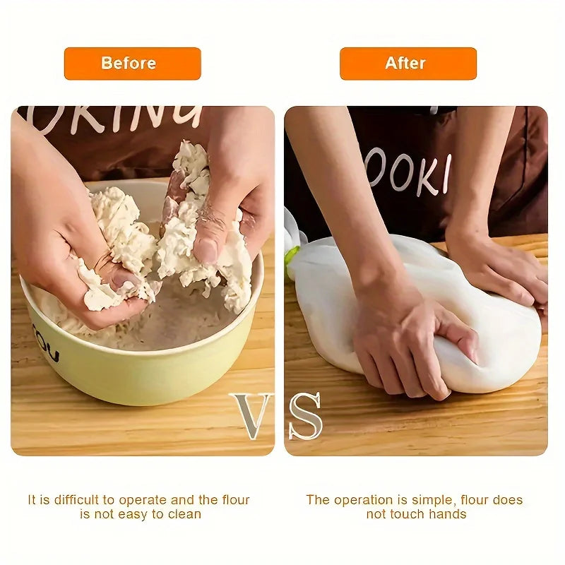 Silicone Dough Bowl 1pc, Non-Stick Reusable Proofing Basket for Bread Pizza Dough, Easy Clean Home Professional Baking Baking Oasis Select