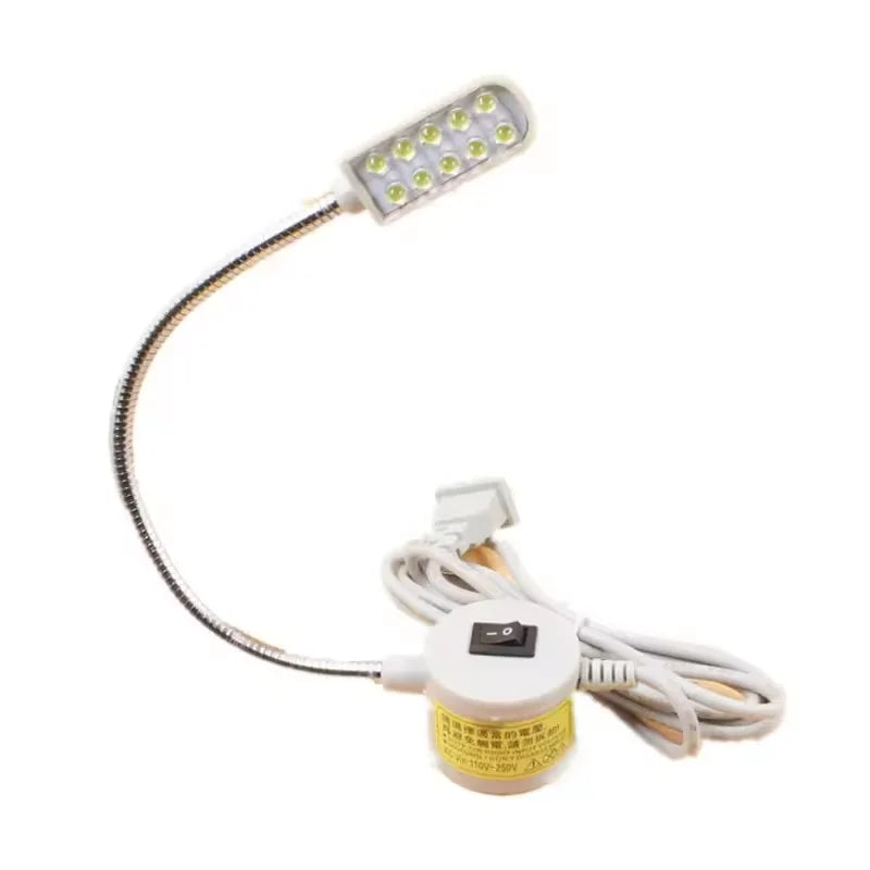 10/30LEDs Sewing Machine Light LED Portable Work Light,Flexible Gooseneck Lampe with Magnetic Base for Workbench Lathe Oasis Select 10LEDs