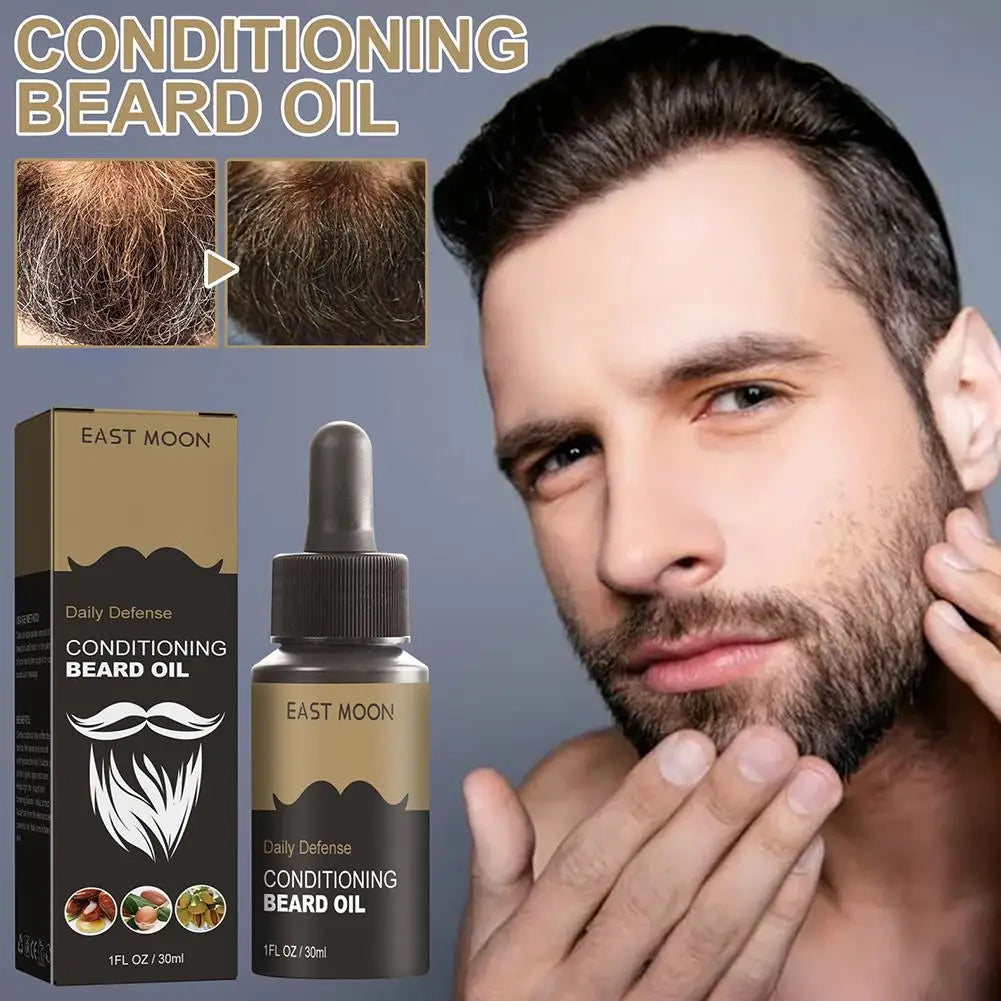 30ml Beard Growth Oil Serum For Men Beard Growth And Grooming Soften Strengthen Styling Beard Oil Nourish Beard Care Oil Oasis Select