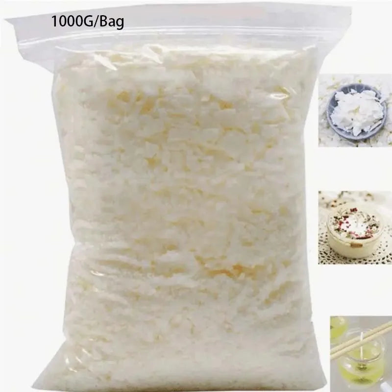 Natural Soy Wax Flakes for DIY Candle Making – 200/500/1000g
