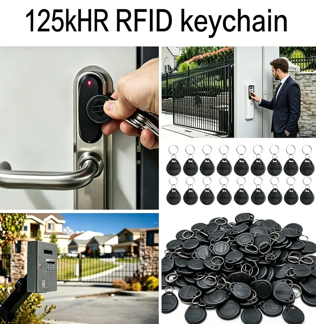 EM4305 T5577 125khz Copy Rewritable Writable Rewrite keyfob RFID Tag Key Ring Card Proximity Token Badge Duplicate Oasis Select