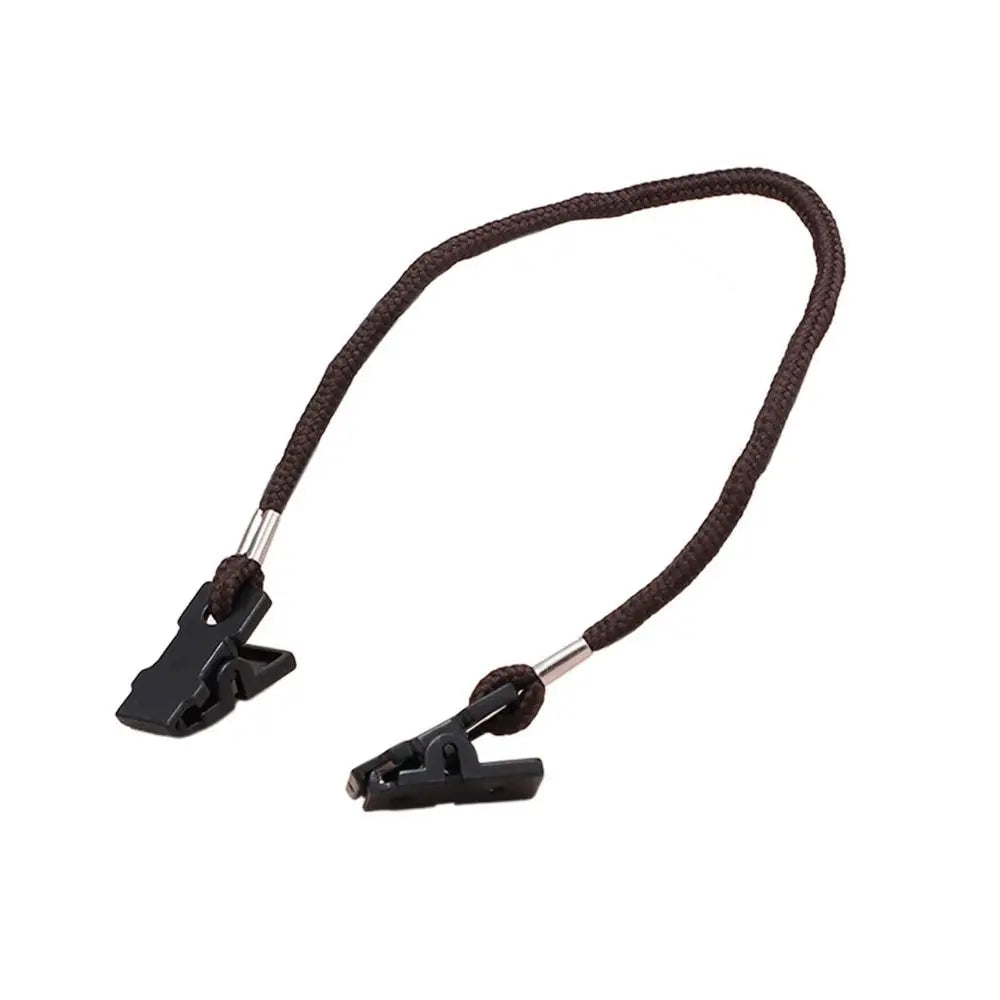 Hat Leash Windy Clip Hat Retainer Windproof Clips Fishing Accessories Hat Strap Clips Boating Riding Anti Fall Eyewear Retainer Oasis Select Brown