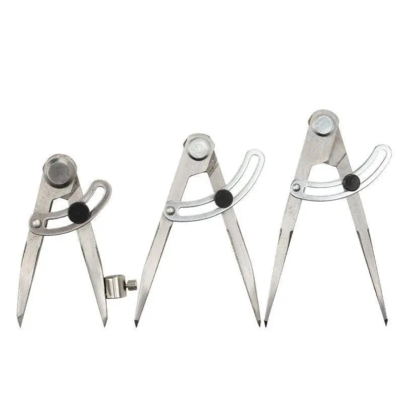 Stainless Steel Wing Divider Adjustable Lock Multipurpose Scriber for Leathercraft Woodworking Metalworking Marking Tools Oasis Select