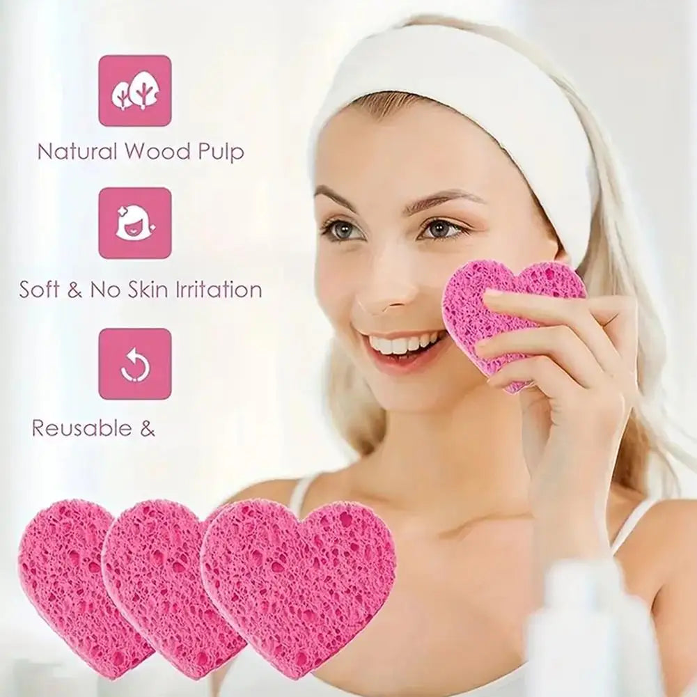 10-Pack Compressed Facial Sponges for Cleansing & Makeup Removal Facial Cleansing Sponge Oasis Select