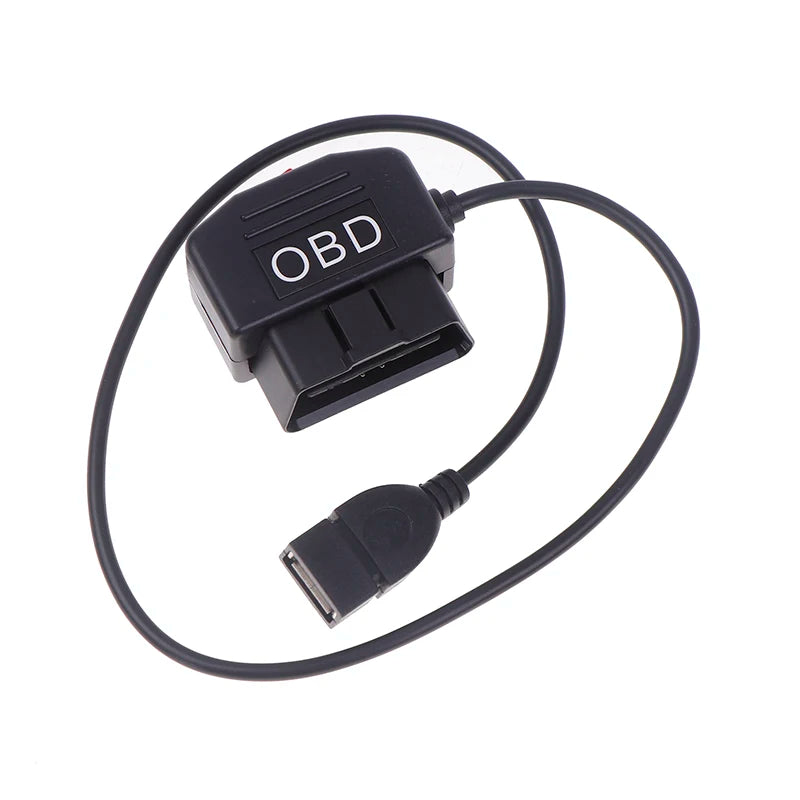 OBD Hardwire Kit with USB Car Charger Cable 5V 3A for Dash Cam Monitoring, 24 Hours Parking Surveillance Oasis Select