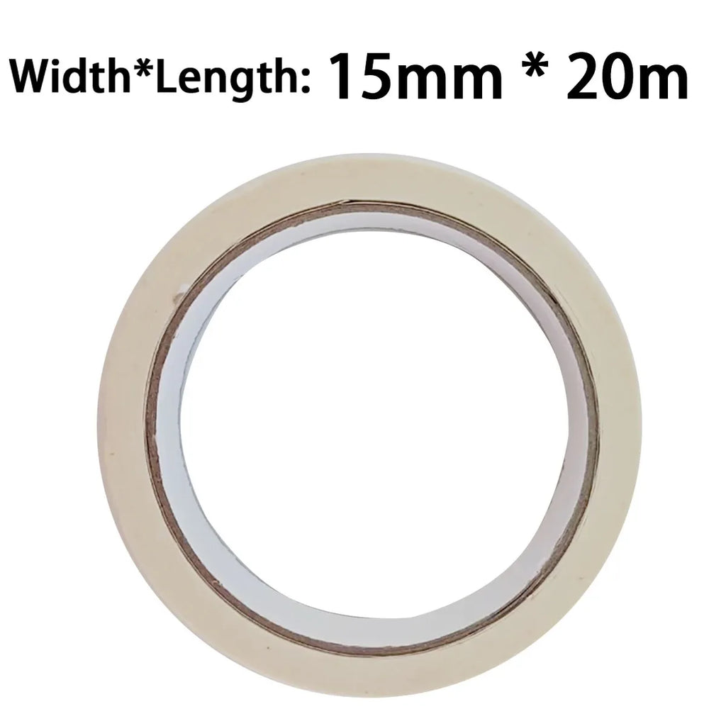 20m High-Temp Masking Tape – Writable, Tearable, High Adhesive Masking Tape Oasis Select Width 15mm