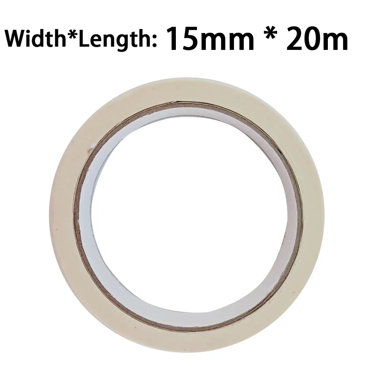 20m High-Temp Masking Tape – Writable, Tearable & Strong Hold