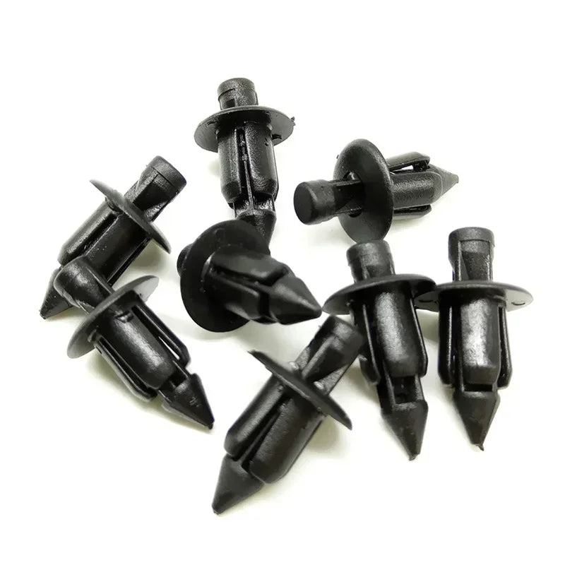 100 Pcs Plastic Bicycle Fairing Rivet Setting Panel Fastener Clips For Honda Fastener Clips For Honda Suzukii Kawasakii Oasis Select