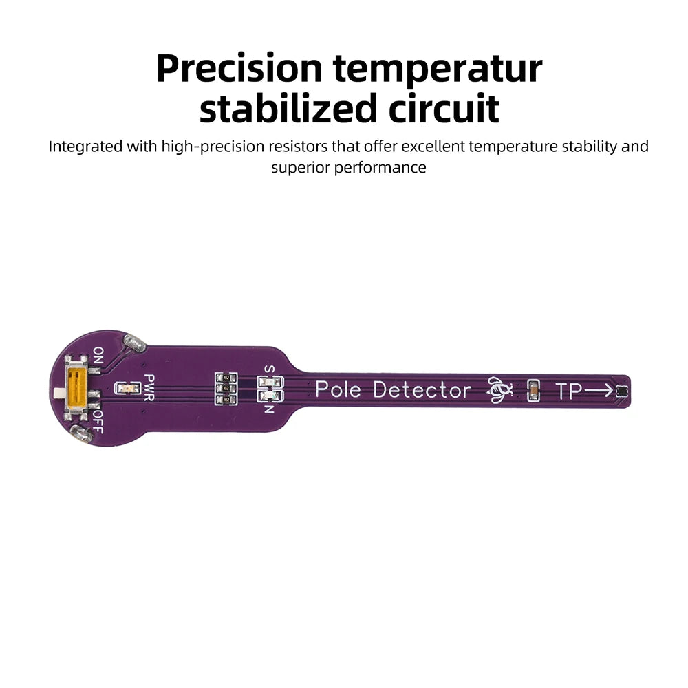 Handheld Magnetic Pole Detector Close Range Dual Color LED Induction Magnet Direction Recognition NS Identification Module Oasis Select