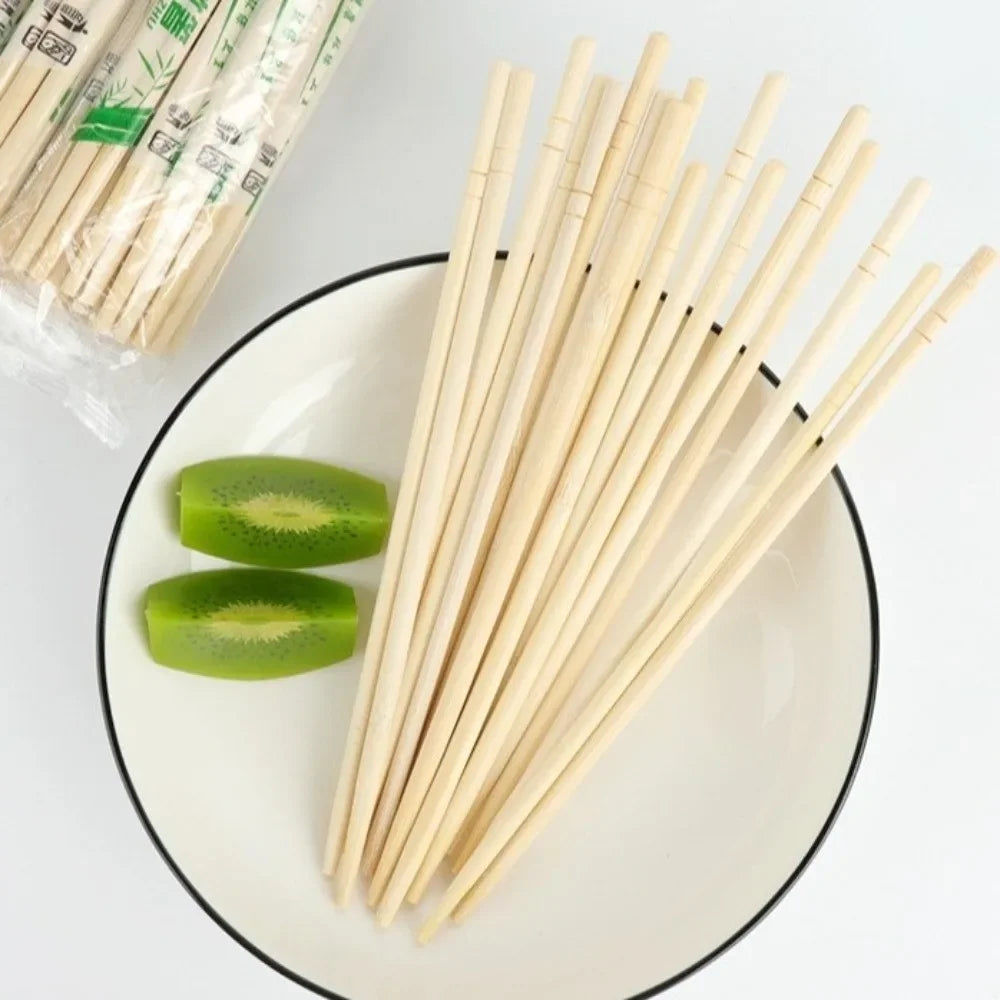 50/100pairs Hygienic Disposable Chopsticks Individual Package Portable Bamboo Chopsticks Single-use Takeout Tableware Fast Food Oasis Select