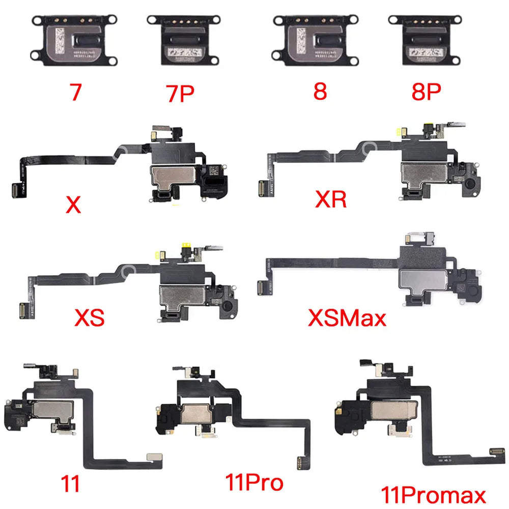 iPhone Ear Speaker Flex Cable – 7, 8, X, XR, XS, 11 & 12 Series