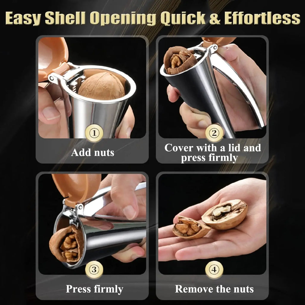 Multifunctional Walnut Clip Crack Almond Walnut Hazel Filbert Nut Kitchen Nutcracker Clip Hazelnut Crack Kitchen Tools Oasis Select
