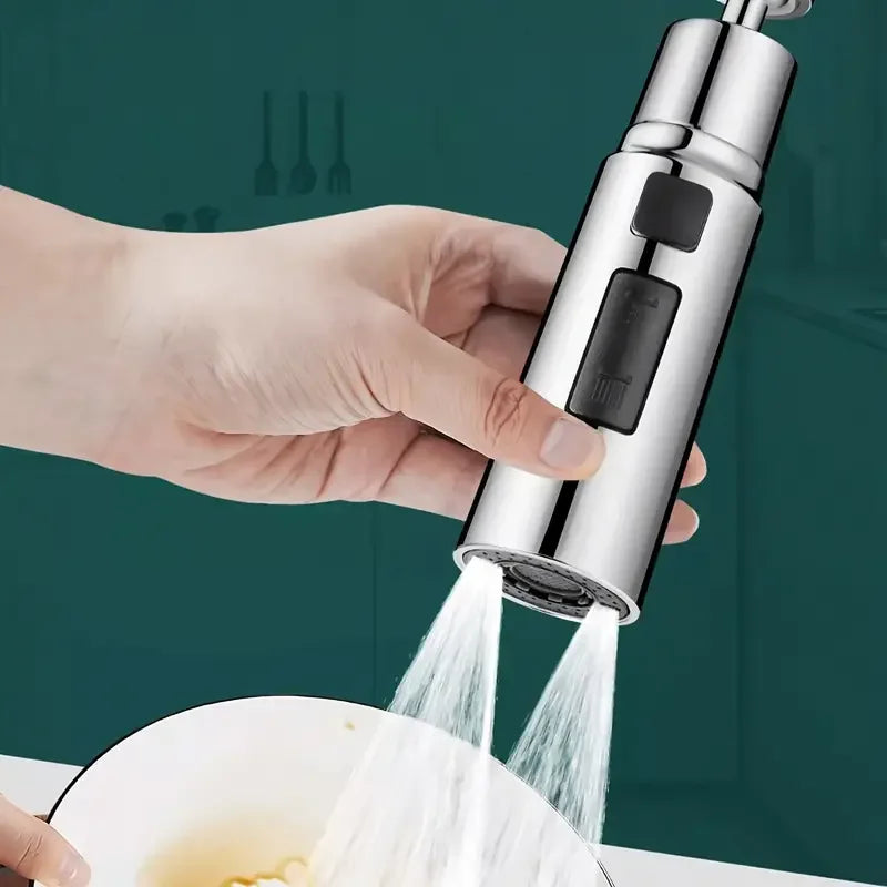 Universal Faucet Extender Bubbler – Splashproof Kitchen Tap Spout