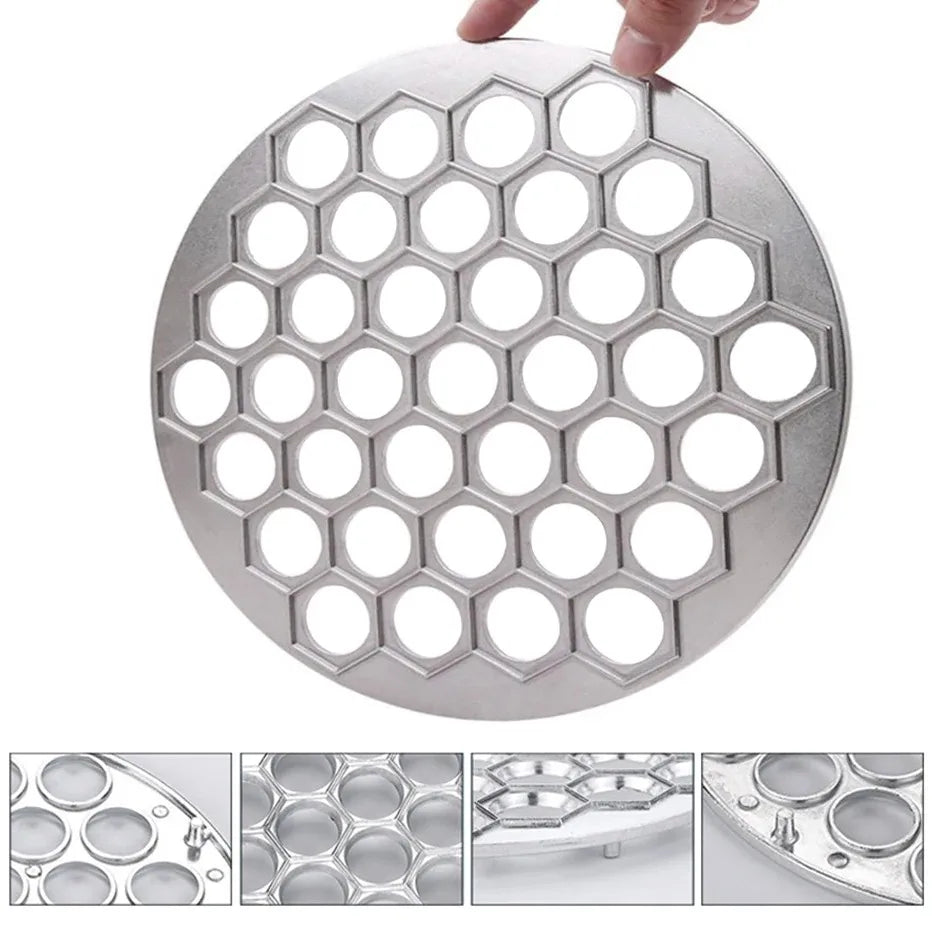 Dumpling Moulds 37 Holes Kitchen Dough Press Ravioli Making Mould Dumpling Skin Artifact Mold DIY Batch Production Pasta Oasis Select