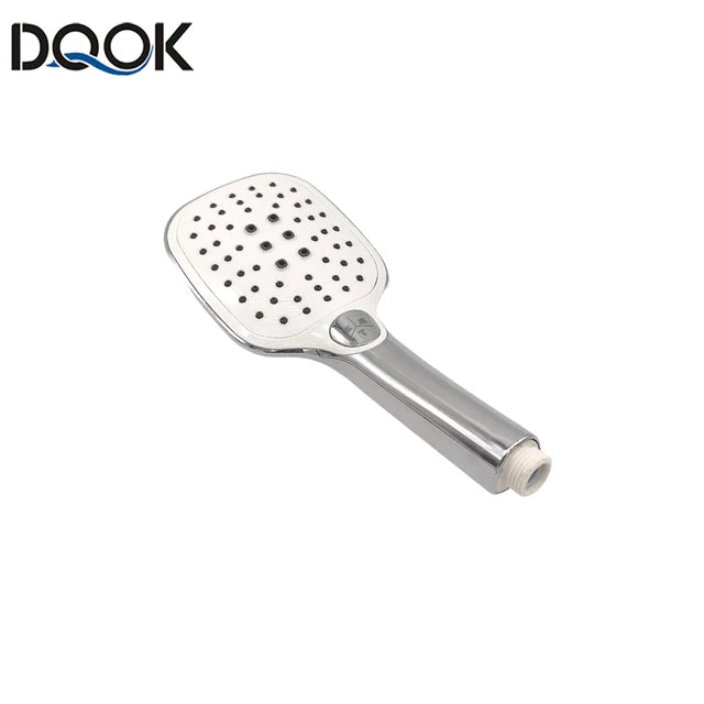 Shower Head Water Saving Flow 360 Degrees Rotating With Small Fan ABS Rain High Pressure spray Nozzle Bathroom Accessories Oasis Select 002white