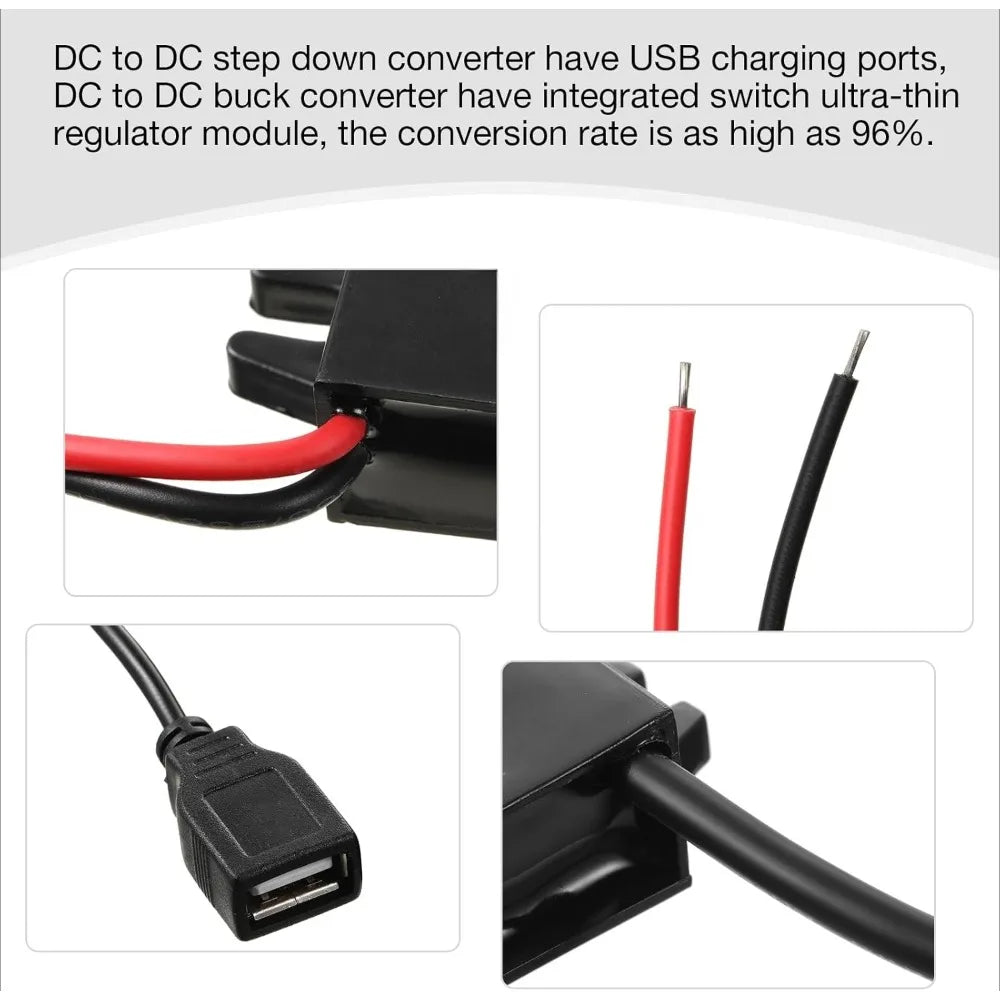 DC/DC 12V To 5V Converter Buck Module USB Output Power Adapter Car Power Converter Regulator For Car Radio MP3 MP4 Walkie Talkie Oasis Select