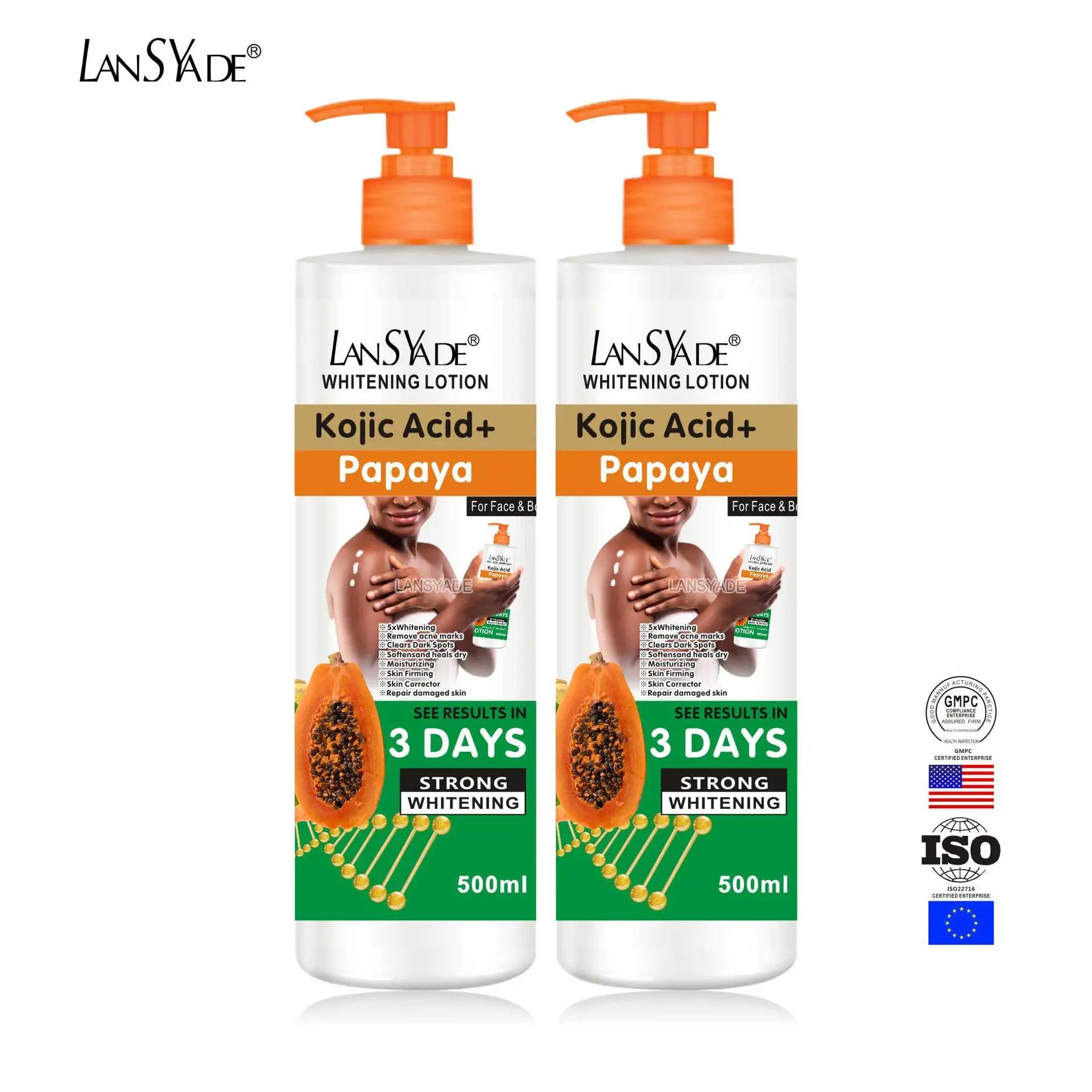 500ml Papaya Body Lotion – Moisturizing & Smoothing Skin Cream Body Lotion Cream Oasis Select