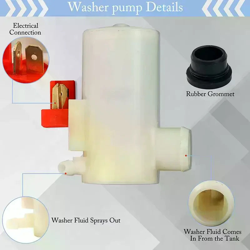 1Pcs 76806-SL0-E01 Car Windshield Washer Water Motor Windshield Wiper Fluid Pump For Car Replacement Accessories Oasis Select