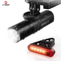 X-TIGER Bicycle Light Super Bright Type-C Rechargeable Flashlight IP66 Waterproof MTB Road Bike Front Lamp Cycling Accessories Oasis Select QD-2101T