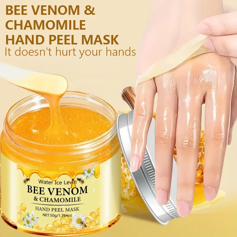 Bee Venom & Chamomile Exfoliating Hand Wax Mask – 50g Hand Wax Mask Oasis Select
