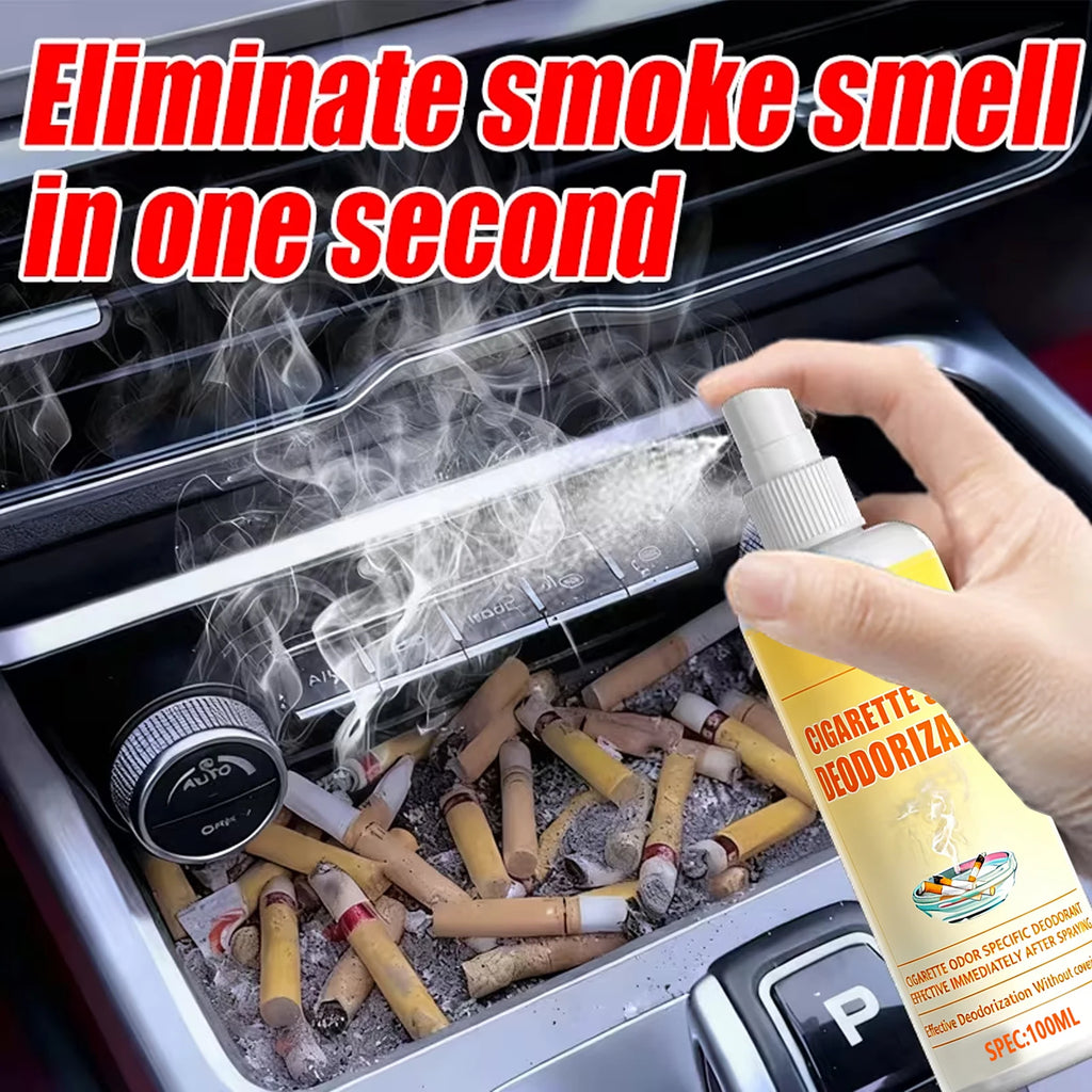 GREEDY TREE Cigarette Smell Deodorizer Spray | 100ML | Immediate Odor Elimination for Home, Car & Office | Non-Masking Formula Oasis Select