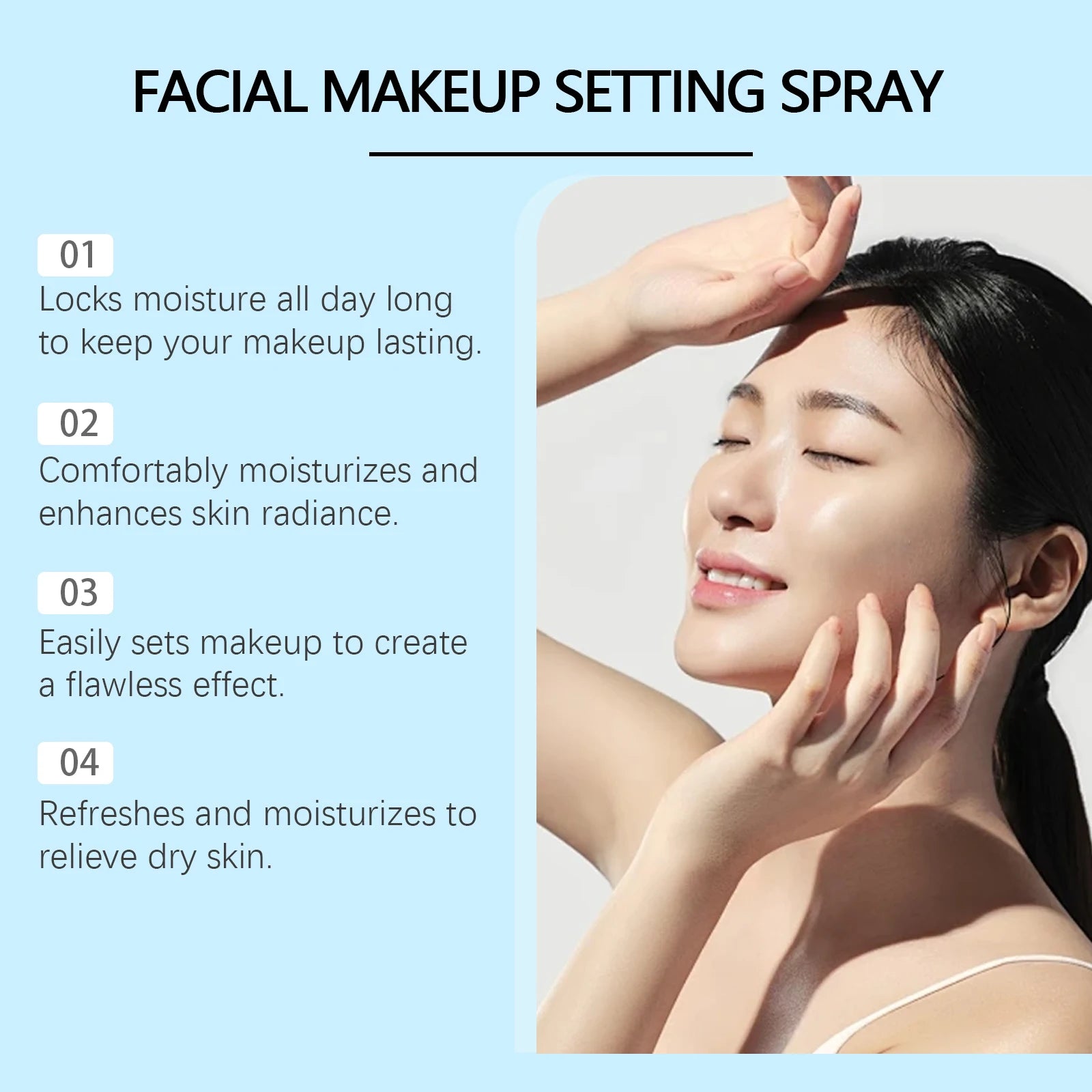EELHOE Setting Spray & Primer – Matte, Waterproof, Long Lasting Makeup Setting Spray Oasis Select