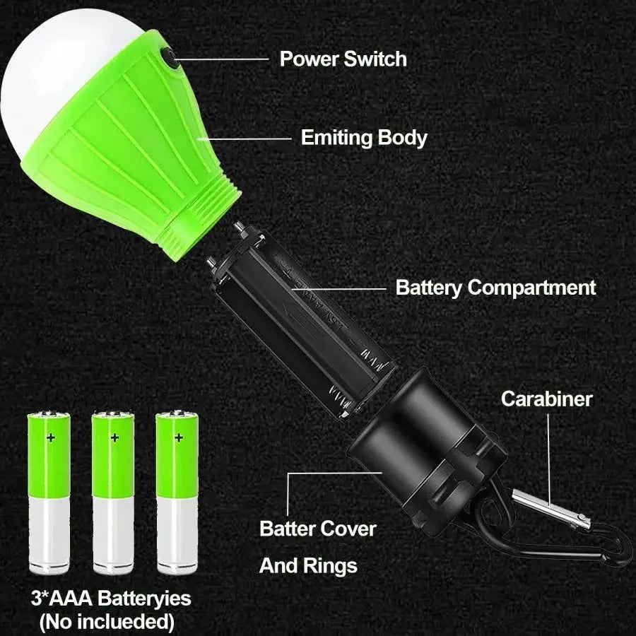 POCKETMAN LED Camping Lantern | 180 Lumen, 3 Modes, IPX4