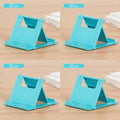 1/2/3/4pcs Table Phone Holder Folding Bracket Adjustable Desktop Stand Universal Phone Tablet Stand For IPad IPhone Samsung Oasis Select 4pcs Blue