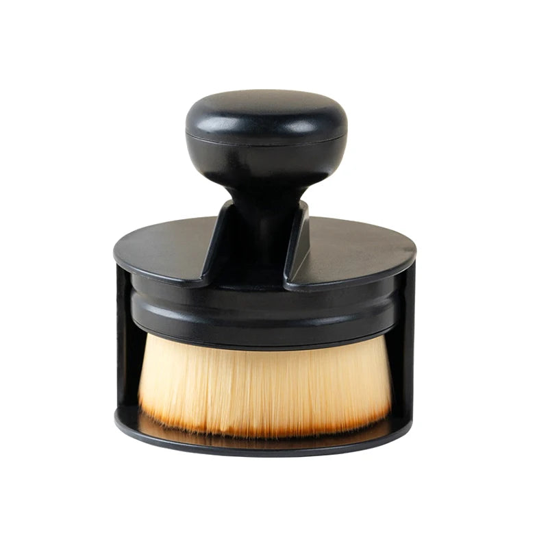 With Holder Handheld Portable Tire Shine Applicator Brush High Density For Car Oasis Select Brown