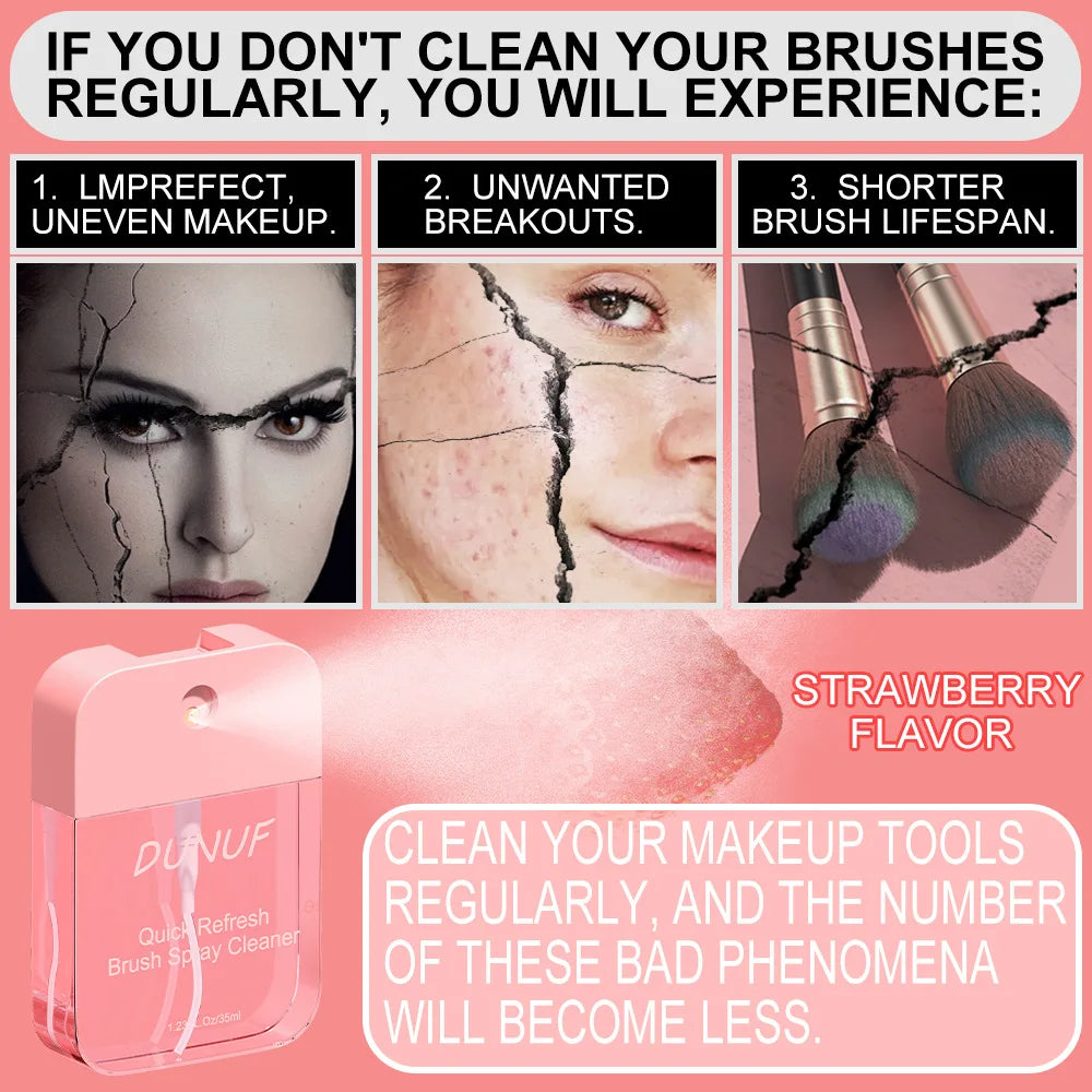Makeup Brush & Beauty Sponge Deep Cleaning Spray 35ml