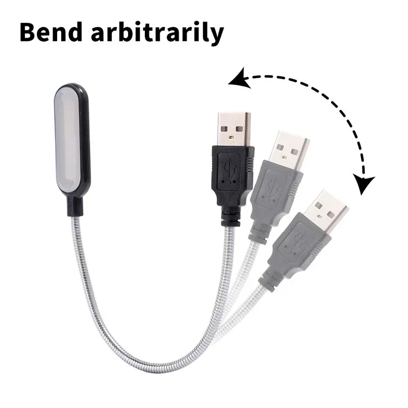 POCKETMAN USB LED Book Light | Flexible Gooseneck Reading Lamp