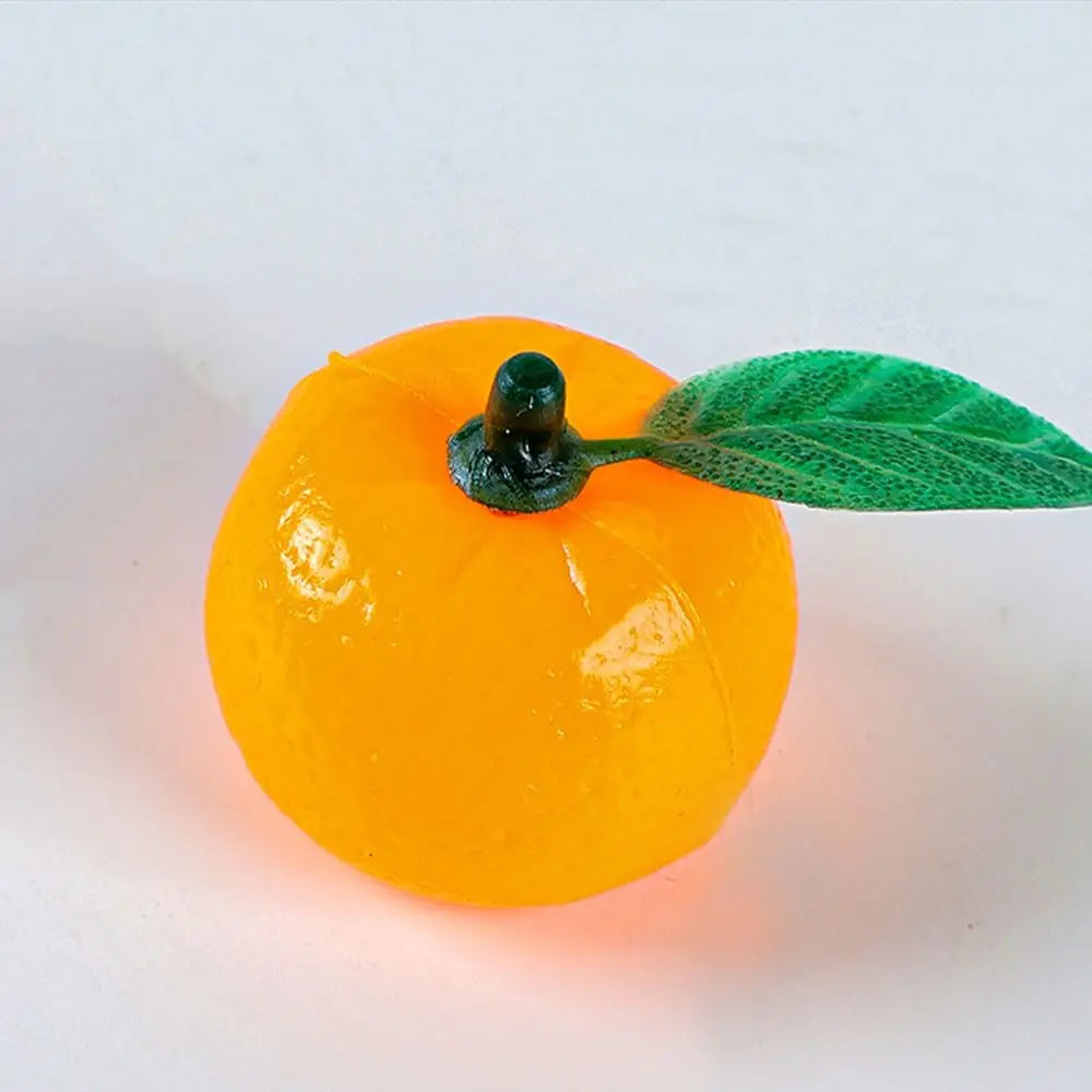 10pcs Mini Artificial Plastic Oranges – Realistic Fruit Props