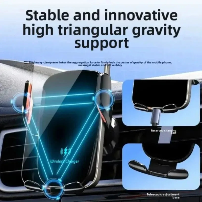 Air Outlet Car Phone Holder Wireless Car Phone Charger For iPhone Xiaomi Samsung Air Outlet Wireless Car Charger Phone Holder Oasis Select