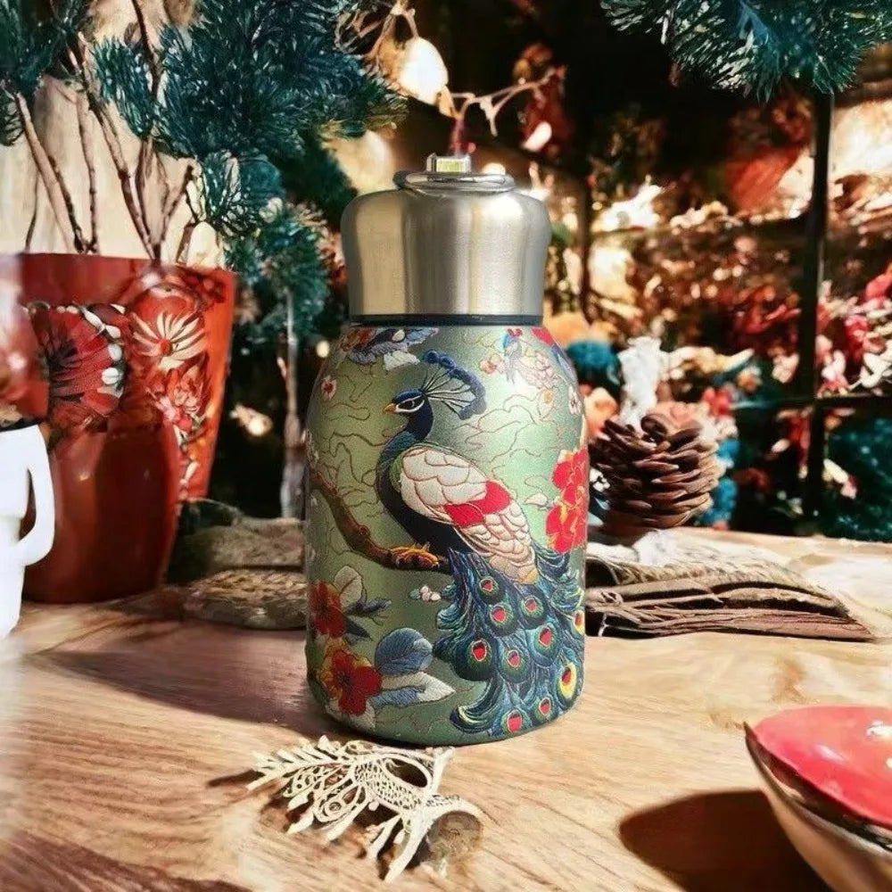 Portable 304 Stainless Steel Insulated Cup 300ml Mini Coffee Mug Double Wall Leak-Proof Water Bottle Travel Oasis Select Style 1 300ml