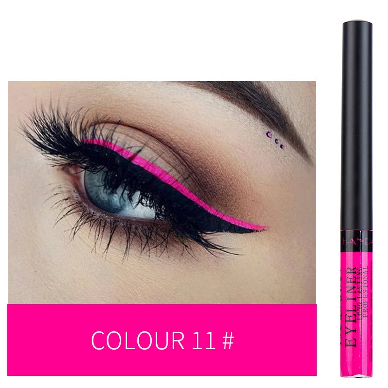 Handaiyan Neon UV Glow Liquid Eyeliner – Waterproof Matte