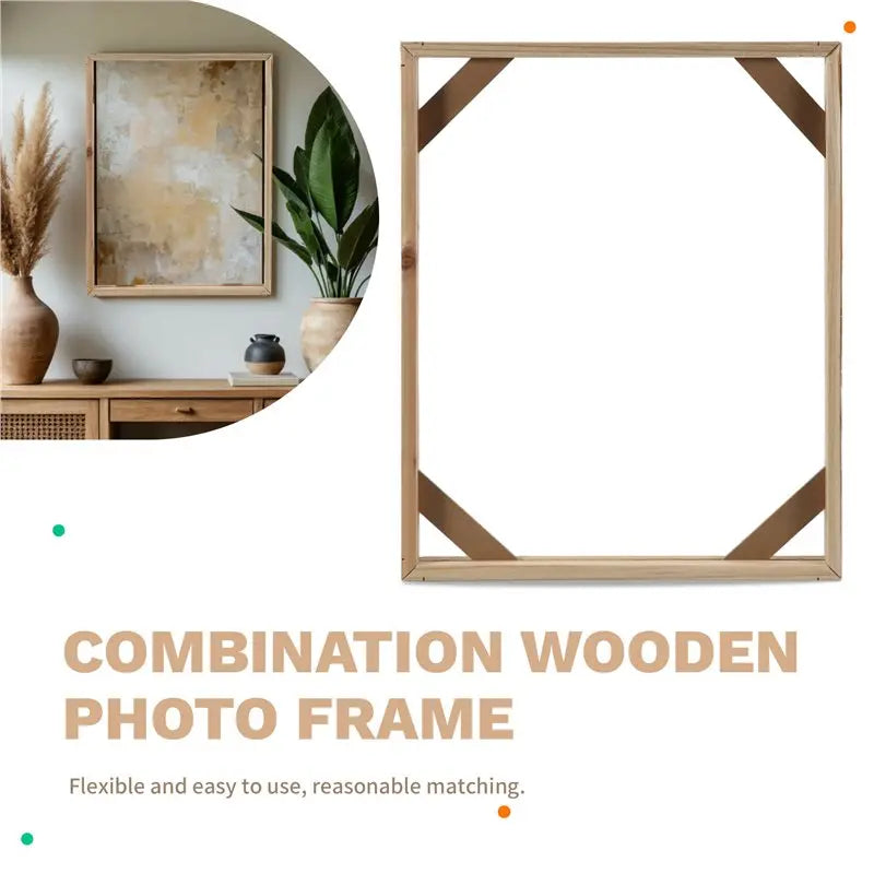LIKE WISH 2 Set DIY Solid Wood Canvas Frame Kit, 16X20 Inch Canvas Frame Stretcher Bars Wood For Oil Paintings, Prints And Poste Oasis Select