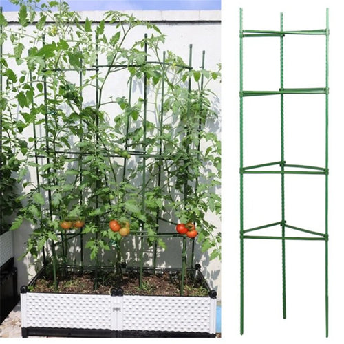 24pcs Garden Vegetable Stakes Plant Cages To Support Plant Growth Anti Overturning Tomato Cages For Vertical Climbing Of Plants Oasis Select
