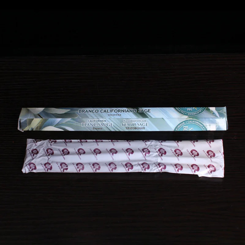 Fragrance 6 Boxes White Sage Lavender Incense Sticks Palo Santo Scents for Home Sandalwood Indian Incense Jasmine Home Fragrance Oasis Select