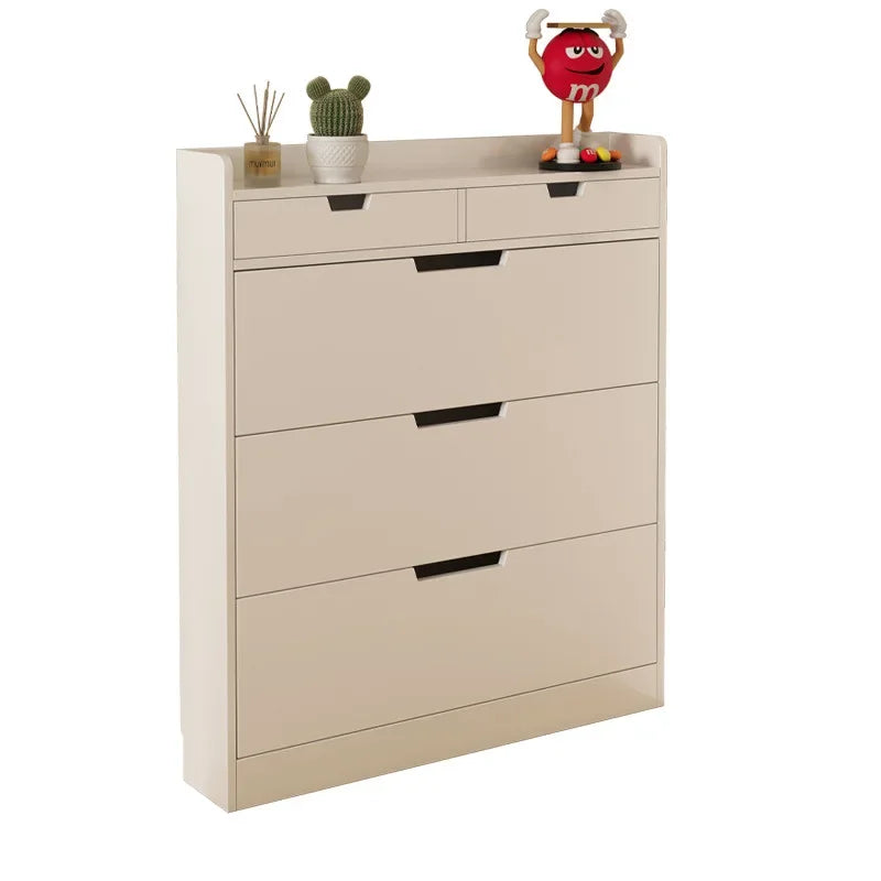 Tipping Bucket Shoe Cabinet, Outer Entry Shoe Rack, Balcony, Entrance Cabinet, Living Room Large-capacity Storage Cabinet Oasis Select
