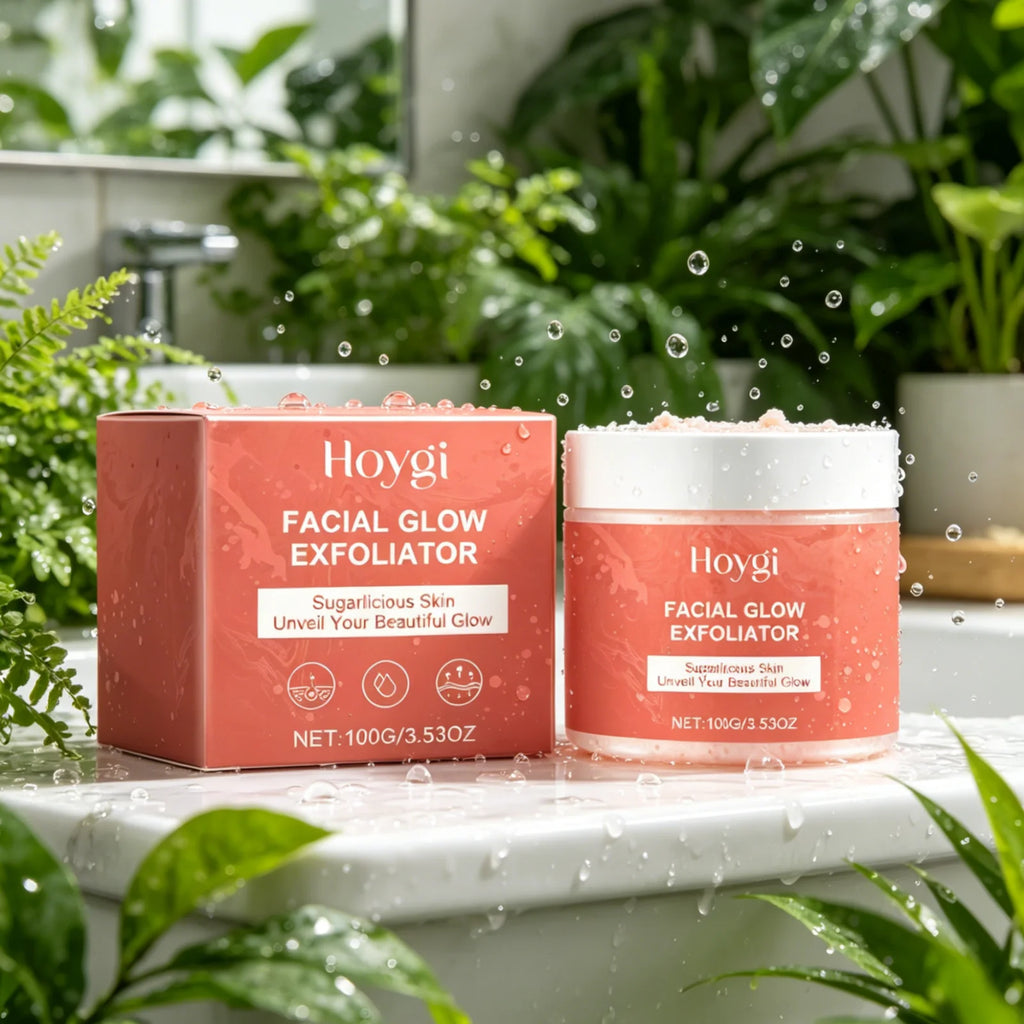 Hoygi Face Exfoliating Scrub – Deep Cleanse & Brighten 100g Facial Exfoliating Scrub Oasis Select
