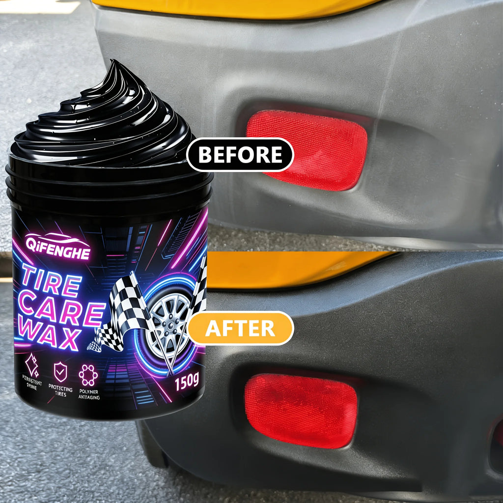 Tire Blackening Coating Paste – Shine & Protective Polish Wax Tire Polish Wax Oasis Select