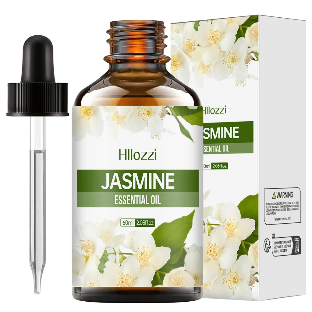 Hllozzi Jasmine Essential Oil 30ml 60ml 100ml | Aromatherapy