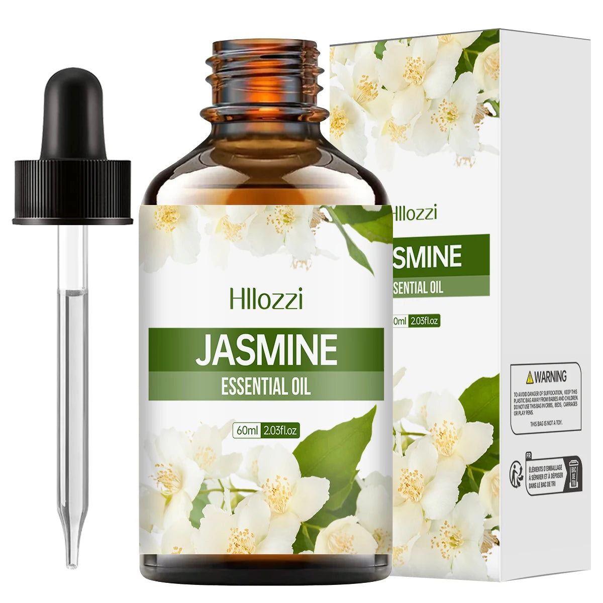Hllozzi Jasmine Essential Oil 30ml 60ml 100ml | Aromatherapy
